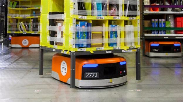Amazon: 45 mila robot al lavoro nei magazzini