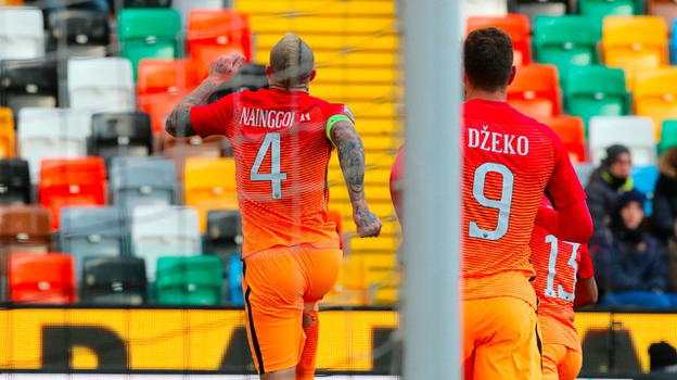 Serie A: Udinese-Roma 0-1. Partita decisa da Nainggolan