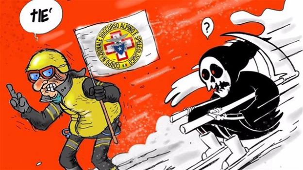 Rigopiano, il vignettista Ghisberto risponde a satira di Charlie Hebdo