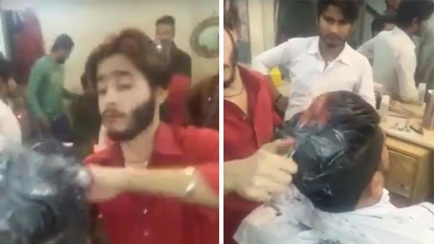Il parrucchiere dà fuoco ai suoi capelli. Il motivo vi lascerà senza parole