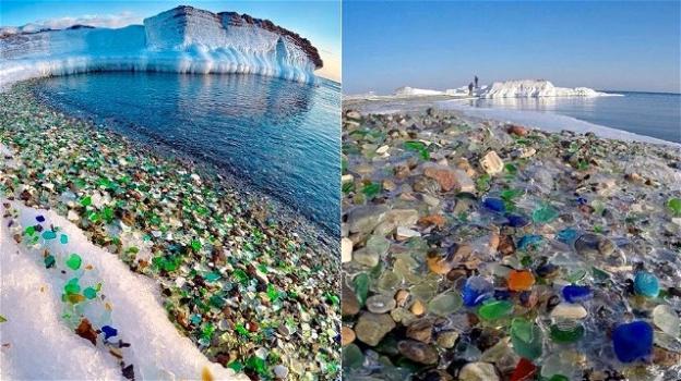 Quando la natura converte l’inquinamento in una spiaggia spettacolare