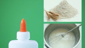 Colla vinilica fai da te con farina di grano