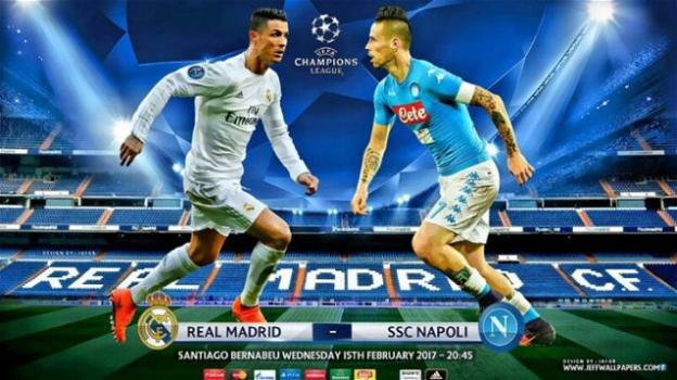 Champions League: le ultime su Real Madrid-Napoli