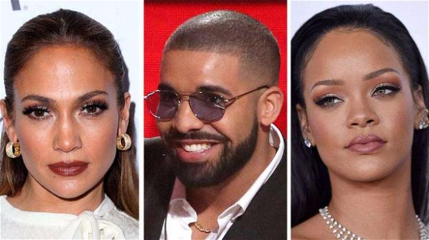 Jennifer Lopez, triangolo amoroso con Drake e Rihanna?