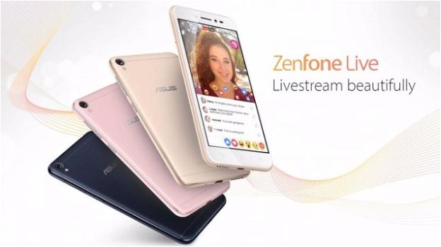 Asus ZenFone Live: il primo smartphone che abbellisce anche i live