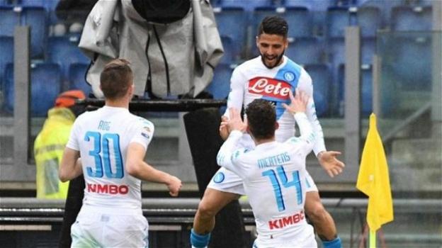 Serie A: il Napoli espugna Roma con una doppietta di Mertens