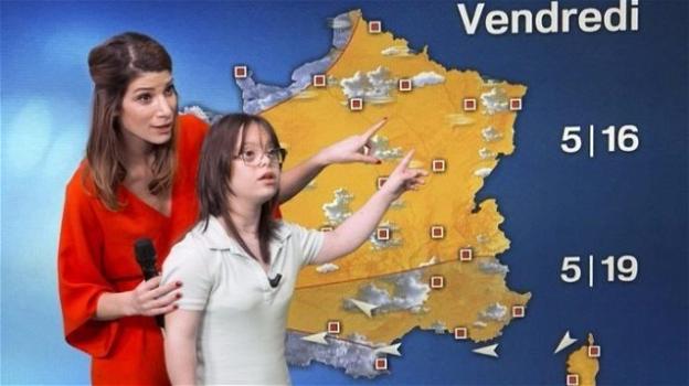 Francia, ragazza down è nuova presentatrice meteo tv