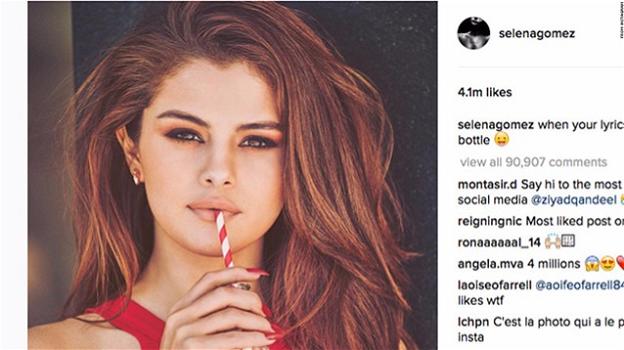 Selena Gomez fugge dai follower di Instagram