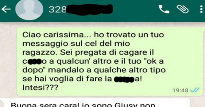 Controlla i messaggi del fidanzato per gelosia: la aspetta un divertente epic fail