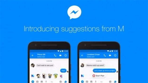 "M Suggestions", su Messenger arriva l’assistente virtuale di Facebook
