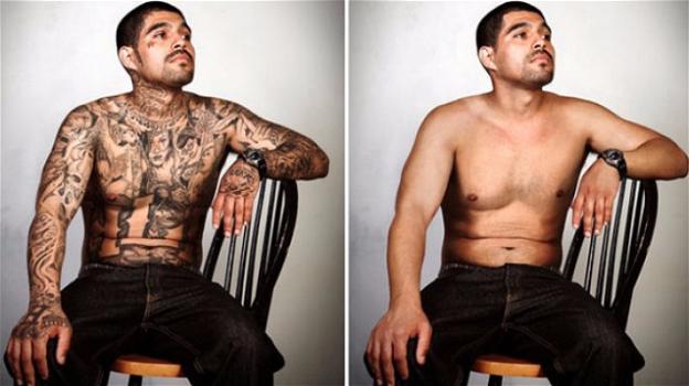 Ex membri di gang si fanno rimuovere i tatuaggi: ecco la loro reazione