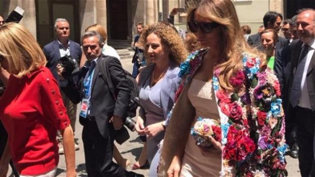 Melania Trump a Catania: outfit da capogiro