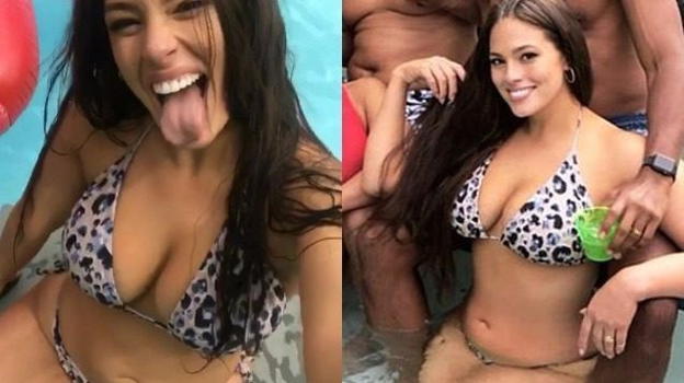 La modella ‘plus size’ Ashley Graham sfida le magre con le sue curve