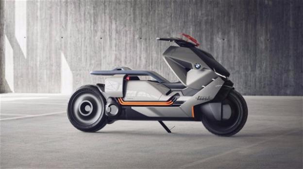 BMW Motorrad Concept Link, scooter del futuro che ricorda le moto Tron