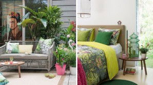 Arredi colorati e tropicali, la moda passa dalle passerelle alla casa