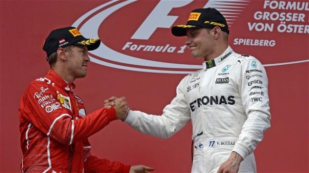 GP d’Austria di Formula 1: Bottas domina davanti a Vettel