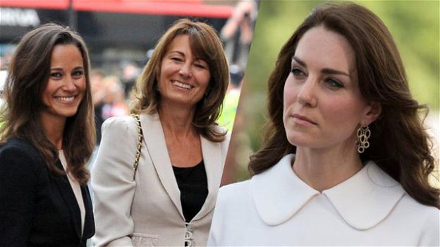 Kate Middleton dichiara guerra alla madre e alla sorella: ecco perchè