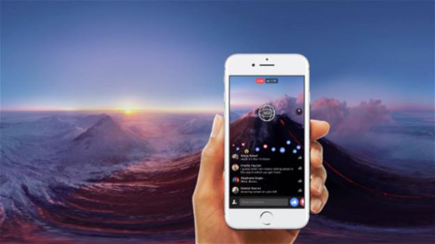 Facebook: in arrivo tante novità per le dirette immersive a 360°