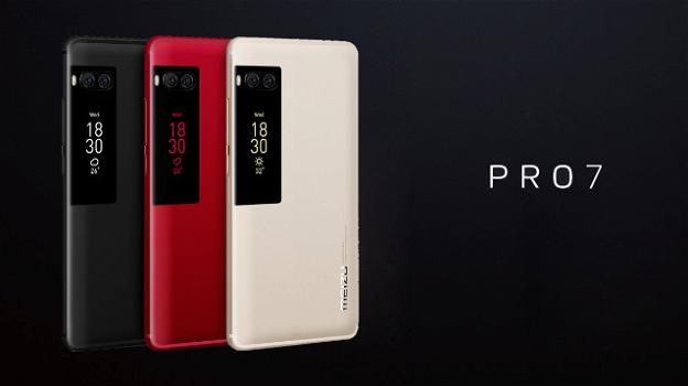 Meizu Pro 7 e Pro 7Plus, con due fotocamere posteriori e due display