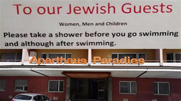 Hotel svizzero obbliga i clienti ebrei a fare la doccia prima della piscina