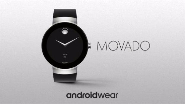 Movado Connect: elegante smartwatch d’elite, con Android Wear 2.0