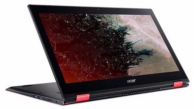 Acer Nitro 5 Spin, convertibile per casual gamers, con CPU Intel di 8° generazione