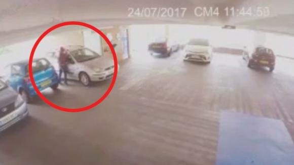 Un ladro tenta di rubare una macchina. Non immagina però che sta per affrontare un esperto di arti marziali