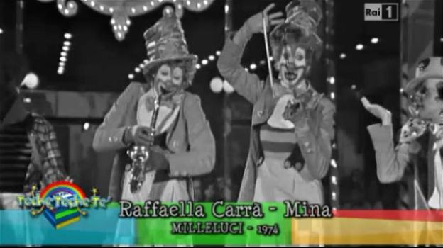 Techetechetè: puntata speciale in prima serata dedicata a Mina e Raffaella Carrà