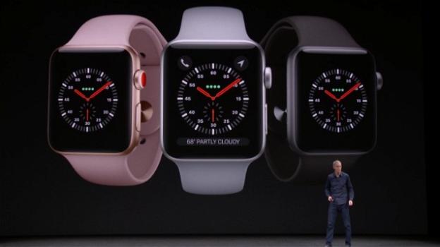 Apple Watch Series 3, con o senza LTE: specifiche e prezzi