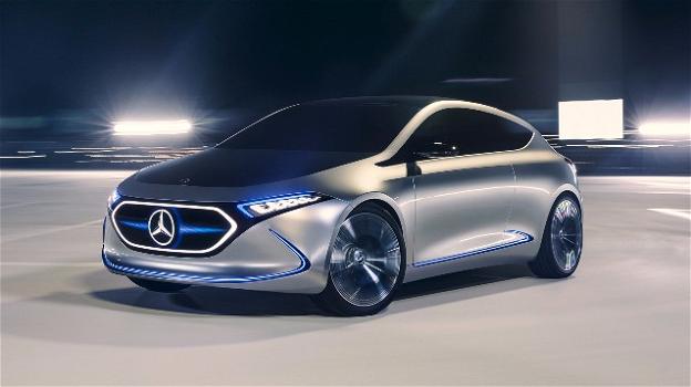 Mercedes Concept EQA, coupè totalmente elettrica con ricarica fast e wireless
