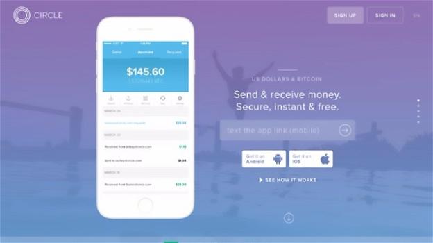 Circle, arriva anche in Italia l’app che agevola gli scambi di denaro tra contatti