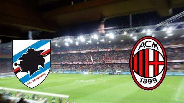 Serie A Tim: probabili formazioni di Sampdoria-Milan