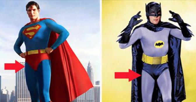 Perché la maggior parte dei supereroi indossa le mutande sopra i vestiti?