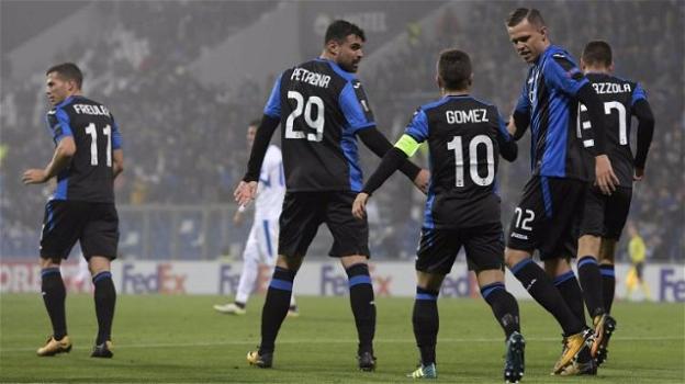 Europa League: vittorie per Atalanta e Lazio, pareggio del Milan