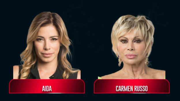 Grande Fratello Vip 2, i nuovi nominati: chi uscirà tra Aida Yespica e Carmen Russo?