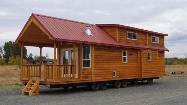 Sembra solo una casa di legno di 60 mq. Ma quando si entra al suo interno ci si innamora