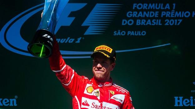 Formula 1, GP del Brasile 2017: Vettel trionfa su Bottas e Raikkonen