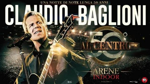 Claudio Baglioni torna in concerto per i 50 anni di carriera. Ecco tutte le date
