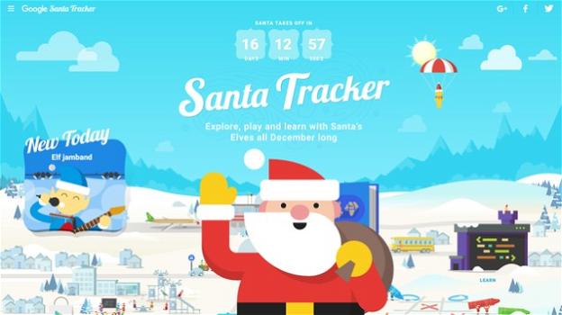 Google aggiorna Santa Tracker, per seguire Babbo Natale, e divertirsi con nuovi minigiochi