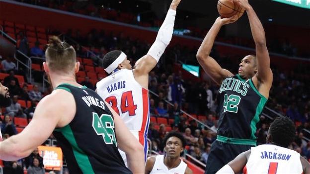 NBA, 10 dicembre 2017: i Boston Celtics superano i Detroit Pistons