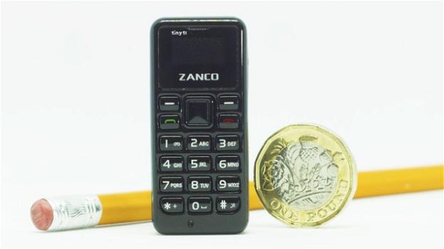 Zanco Tiny T1, il telefono più piccolo al mondo è pronto