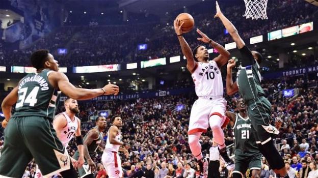 NBA, 1 gennaio 2018: DeRozan trascina i Raptors contro i Bucks