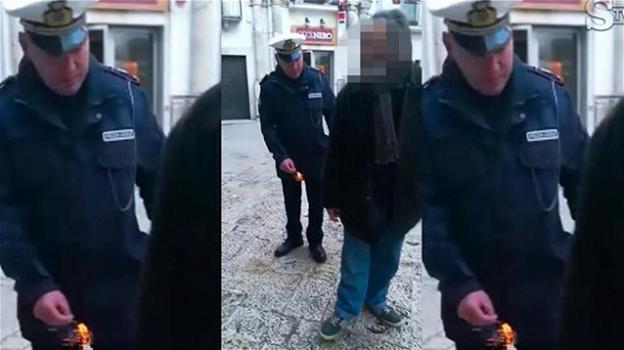 Bari, vigile lancia mortaretto contro un anziano disabile: provvedimento disciplinare
