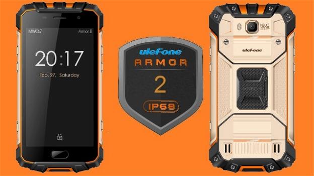 Ulefone Armor 2S, smartphone corazzato per utenti avventurosi e lavoratori "estremi"