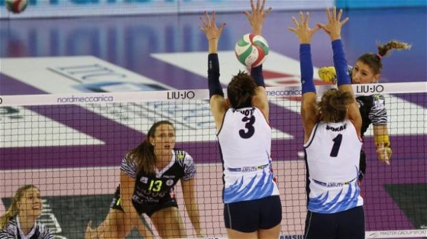 Volley femminile, campionato A1: Liu Jo Nordmeccanica vs Mycicero Pesaro 3-0