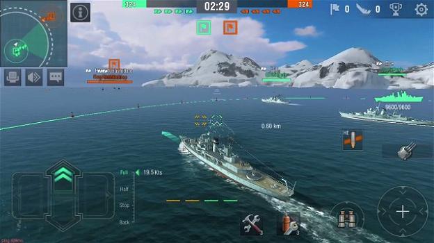 World of Warships Blitz, su Android e iOS lo sparatutto tattico leader nelle battaglie navali