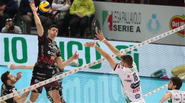 Volley maschile, seconda semifinale di Coppa Italia al PalaFlorio di Bari: Diatec Trentino vs Sir Safety Perugia