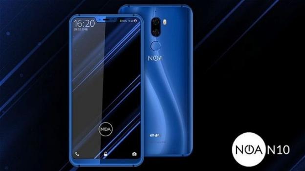 NOA N10, al MWC 2018 il top gamma Android con notch e Face ID