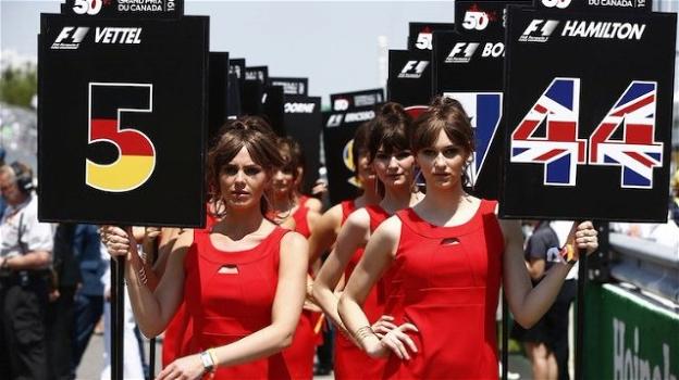 Con la stagione 2018 la Formula 1 dice addio alle ragazze “ombrelline”