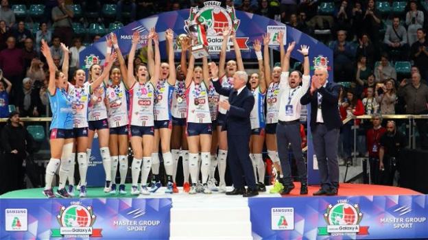 Volley femminile: Finale Coppa Italia vinta meritatamente dall’Igor Gorgonzola Novara